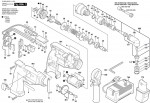 Bosch 0 602 490 611 IASR 9,6-12V Pn-Accu-Screwdriver Spare Parts